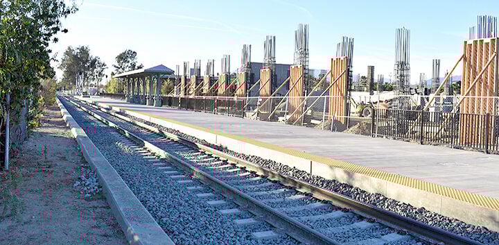 The train is coming.
